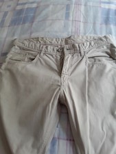  Pantalon toile jean T 42 Ecru Celio