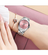 Montre Bracelet Femme Luxe à Quartz Décontractée étanche élégante Tendance Mode