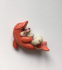 Figurine Diddl En Résine - Dauphin - Collection Authentique Années 1990