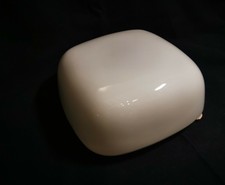 Plafonnier applique en verre opaline ancien vintage globe luminaire 