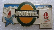 Pin's Tourtel Biere Albertville 1992 avec Mascotte #582