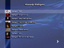  !!!NEW!!!DVD Karaoké Calogéro (38 titres home made+R)