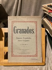 Granados Danses espagnoles partition piano 3 partition Union Musical Espanola