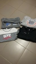 LOT  FILLE. DE 2 VESTES+UN SWEAT+UN TEE SHIRT FILLE.10/12 ANS   TRES PETIT PRIX