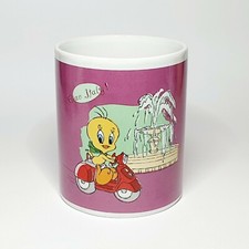 Ancien Mug tasse TITI Italy 2012 rose Warner Bros bol vintage disney Mickey