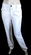 ? Ddp taille 40  ? Superbe pantalon doublé blanc  femme en lin