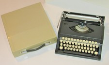 Vintage SEARS Métal Manuel Portable Écrire ! Belle Forme !Fonctionne! Fabriqué