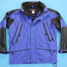 Vintage Hiver Ski Veste HOMME Taille L - Ski Snowboard Hi-Tech Streetwear