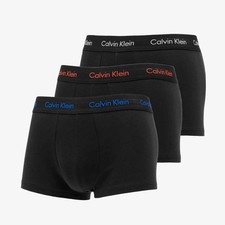 Calvin Klein boxer homme AUTHENTIQUES - coton strech pack de 3 - noir
