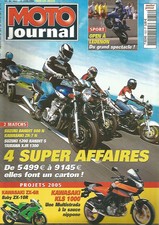 MOTO JOURNAL N°1622 SUZ BANDIT 600 N / KAWA ZR-7 N / SUZ 1200 BANDIT S / YAM XJR