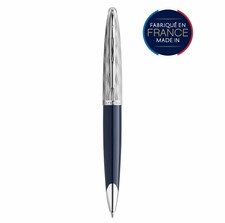 WATERMAN Carène L'Essence du bleu Stylo bille, Bleu, recharge bleue pointe moyen