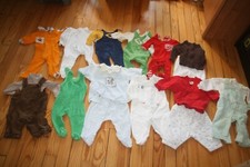 lot 12 ensembles bébé 3 mois et 6 bodys