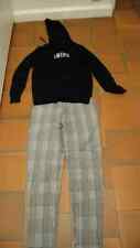 Sweat capuche noir motif bizzbee et pantalon taille M
