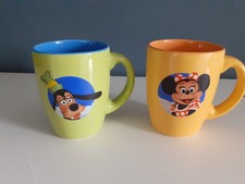Lot De Deux Mugs Minnie et Dingo Disneyland Paris Esso