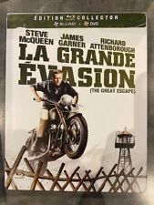 LA GRANDE ÉVASION film avec STEVE McQUEEN en STEELBOOK COLLECTOR BLU RAY Zone B