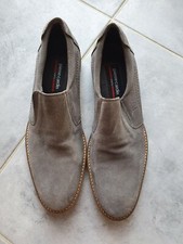 PIERRE CARDIN Mocassins cuir gris Pointure 42