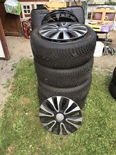 4 roues Jantes Tôle Citroën C4 225/50r16 avec pneus hiver Michelin + Enjoliveurs