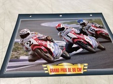 Discipline moto grand prix 80 cm3 course fiche carte passion collection Atlas