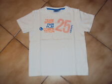 T-shirt MC blanc NKY pour garçon en 8 ans en TBE. 