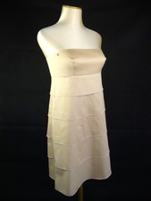 DONA LOUISA ROBE BUSTIER BEIGE T 42 - 44