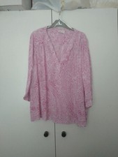 Tunique écrue rose marine motifs maison 123 taille 46