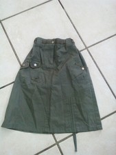 C27 okaidi superbe jupe taille ajustable  t 6 ans kaki  EXCEL ETat