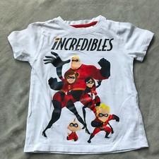 T-shirt blanc "The incredibles" - H&M/Disney  - 2/4 ans (mixte)