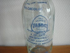 bouteille verre lait  cacolac objet publicitaire 
