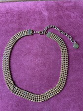 Collier ras de cou métal doré