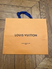 Louis Vuitton authentique grand sac shopping en papier 40x 34x 16cm
