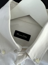 Chemise Massimo Dutti blanche regular fit M L 40 41 42