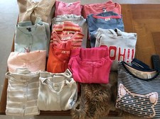 Lot De 10 Gilets, 3 Pulls, 1 Sweet À Capuche, 1 Veste En Poils 10 Ans Fille