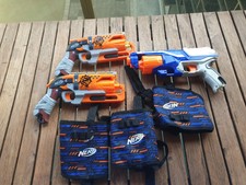 Nerf Hammershot lot de 2 + disruptor avec 3 holdsters