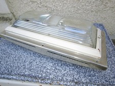   APPLIQUE PLAFONIER DESIGN MURALE CHROME INDUSTRIEL RECTANGULAIR  BAUHAUS  1950