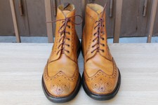 CHAUSSURE BOOTS LOAKE "BEDALE" CUIR MARRON 10,5 / 44,5 TRES BON ETAT MEN'S SHOES