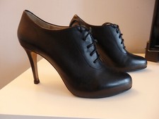  Escarpins femme chaussures de lux LORZOLIMO   cuir  noir 38  talons 10 cm