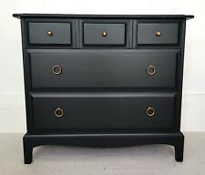 Stag Minstrel Peint Noir Acajou commode, coiffeuse, livraison Non Libre