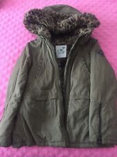 PARKA KAKI FILLE "IKKS" 10 ans OCCASION