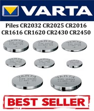 Piles CR2032 CR2025 CR2016 CR1616 CR1620 CR1220 CR2450 BULK VARTA industrielle