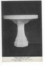SCULPTEUR SCULPTURE  TABLE RONDE  PIED A CONSOLES
