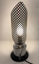 Lampe à poser abat-jour perforé années 50 DLG Mathieu,Matégot #soutienukraine