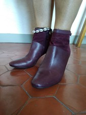 Bottines bordeaux ANDRE pointure 37