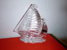 Original  Voilier Bateau Cristal ETZEL Parfait Etat  Cadeau Collector 