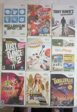 Nintendo Wii - Lot De 9 Jeux - Danse, Play, Fête, Zumba, Grand League
