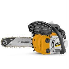 Tronçonneuse à essence 24,5cc 1,4cv épée 10" élagage léger et puissant ECOGREEN