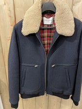 blouson CHEVIGNON en drap de laine MARINE Taille XL