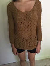 Pull été mi-saison camel STRADIVARIUS taille M