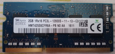 Barrette Mémoire hynix Sodimm 2GB PC3-12800S-11-13-C3