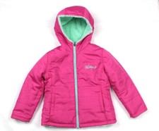 Weatherproof Fille Lapin Veste Polaire Réversible Capuche Rose Taille 5/6