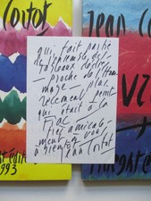 Jean CORTOT - Tableaux dédiés / Livres - EO 2 volumes + Lettre MAEGHT TBE